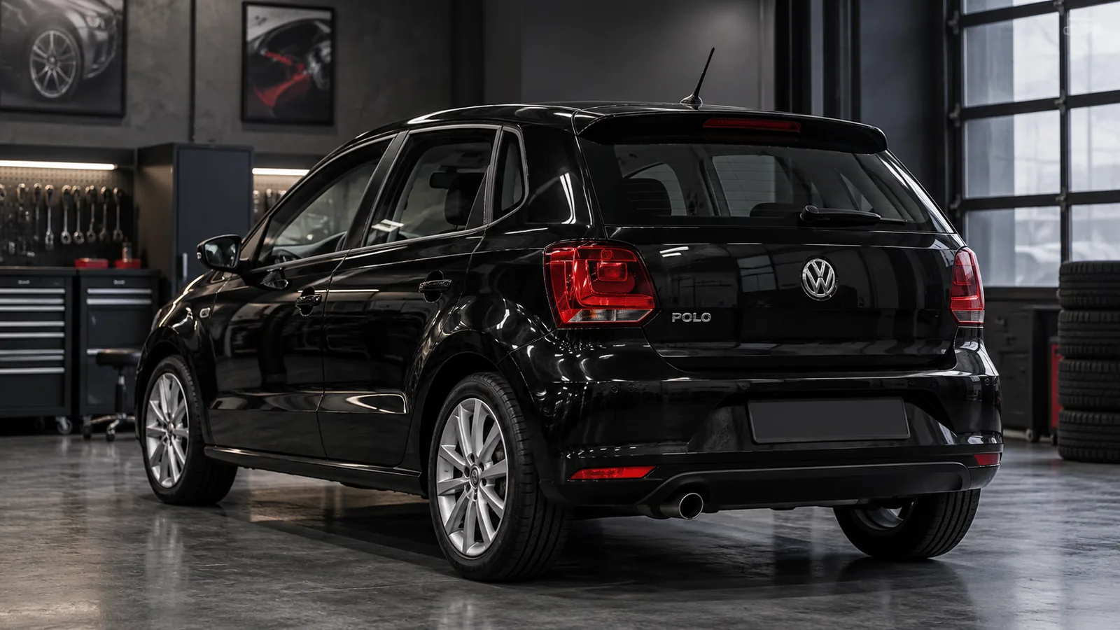 Volkswagen Polo için egzoz detayı