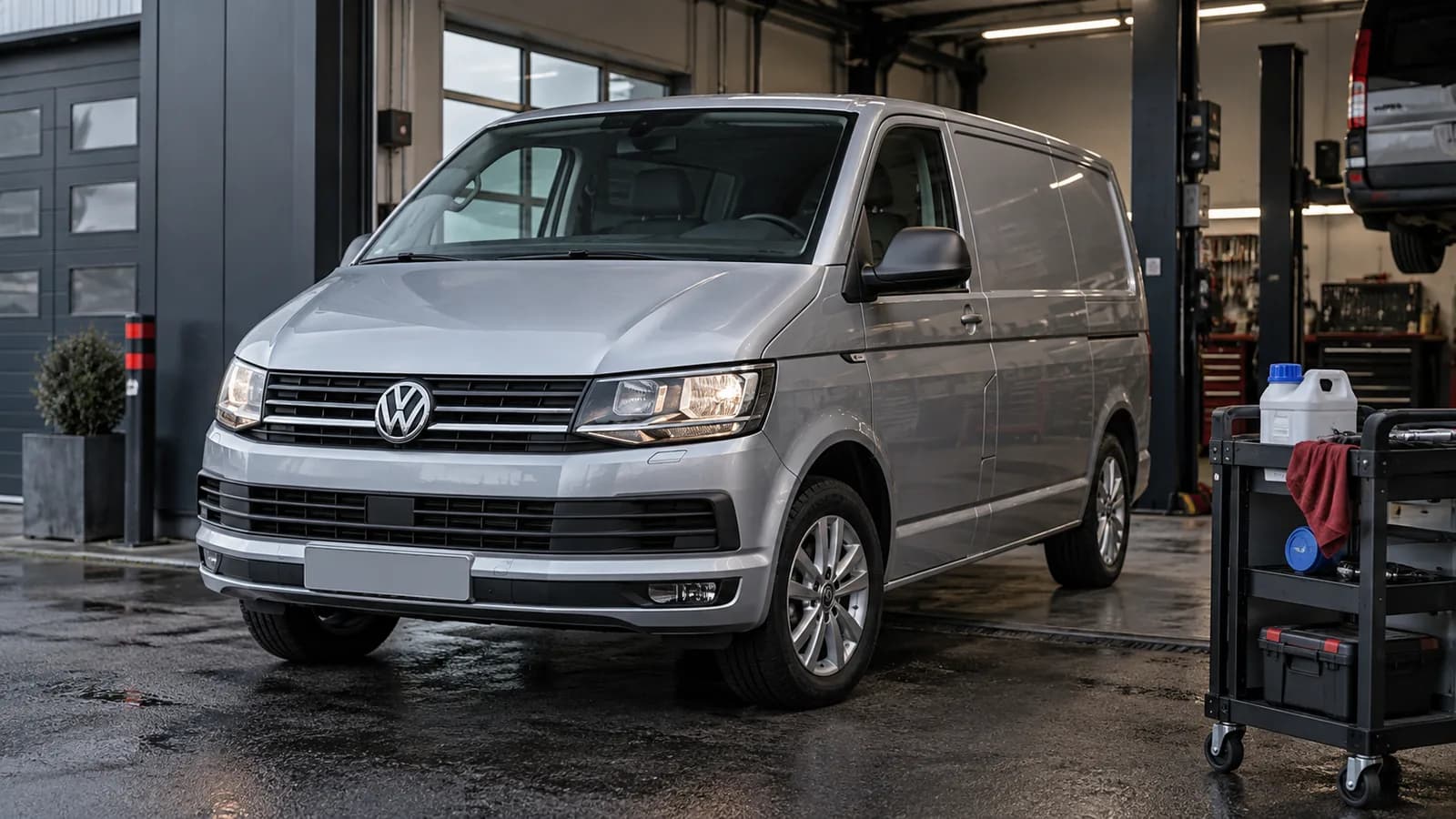 Volkswagen Transporter için servis sahnesi